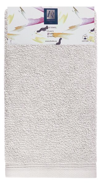 Froté ručník - světle šedá - 50 x 90 cm - 100% bavlna (500 g/m2)