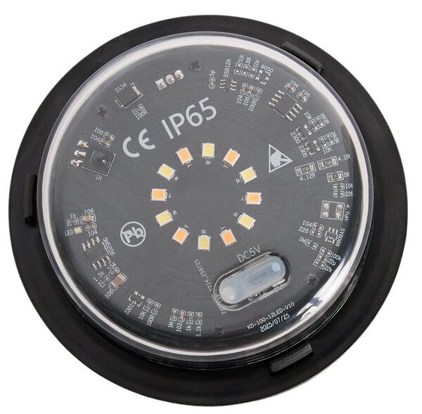 Kave Home Solární LED modul Sarlan Ø31 cm
