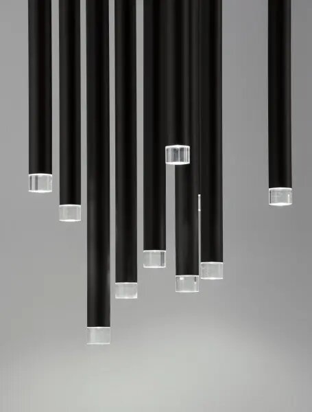 Moderní lustr Dandia 40 černé – LED