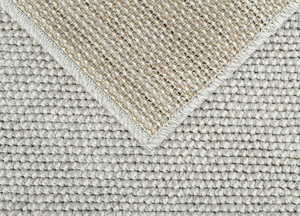 Breno Kusový koberec LOOM 4300 Silver, 60x100 cm, Šedá/Stříbrná