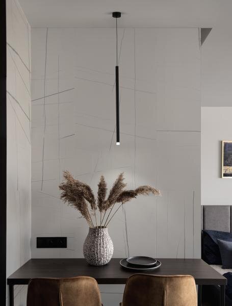 Moderní lustr Dandia 8 černé – LED