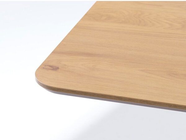 Jídelní stůl s deskou v dubovém dekoru 90x160 cm Cesura – Unique Furniture
