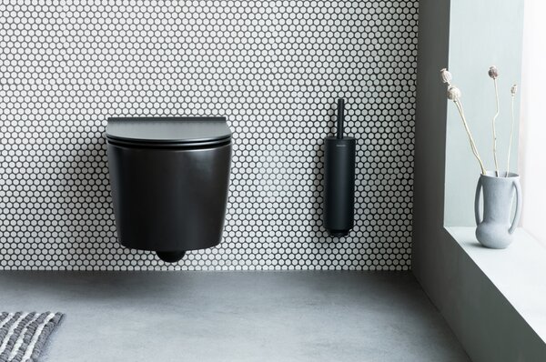 Brabantia MindSet WC štětka s držákem, minerální šedá