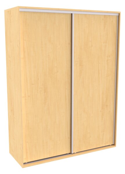 Šatní skříň FLEXI 2 s posuvnými dveřmi Varianta barvy: Javor, Šířka: 180 cm, Výška: 240 cm