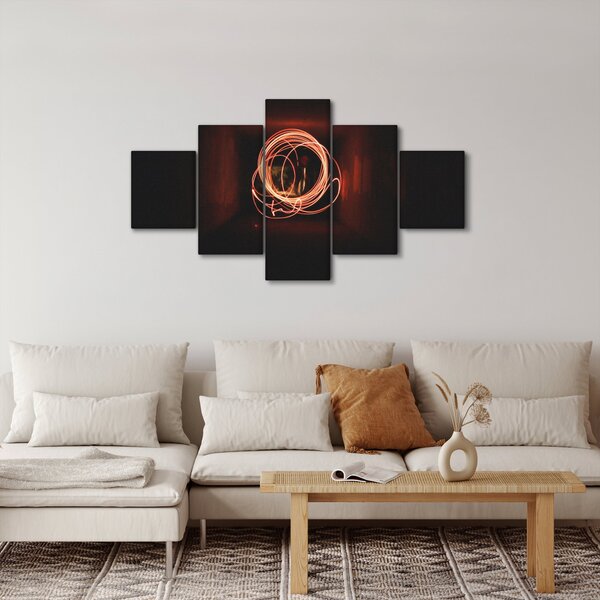 Obraz - čáry v tunelu (125x70 cm)
