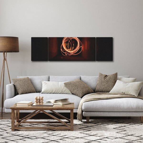 Obraz - čáry v tunelu (170x50 cm)
