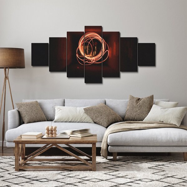 Obraz - čáry v tunelu (210x100 cm)