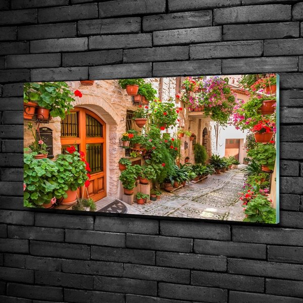 Foto obraz skleněný horizontální Okouzlující ulička osh-93996626