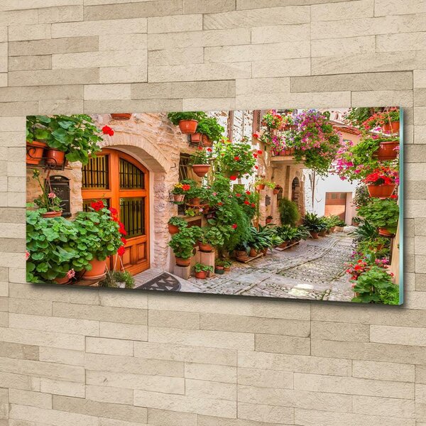 Foto obraz skleněný horizontální Okouzlující ulička osh-93996626