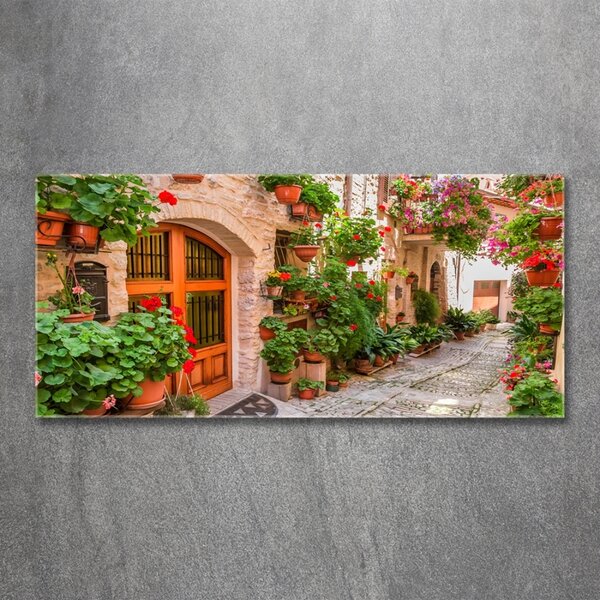 Foto obraz skleněný horizontální Okouzlující ulička osh-93996626