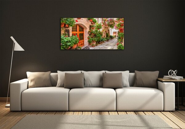 Foto obraz skleněný horizontální Okouzlující ulička osh-93996626