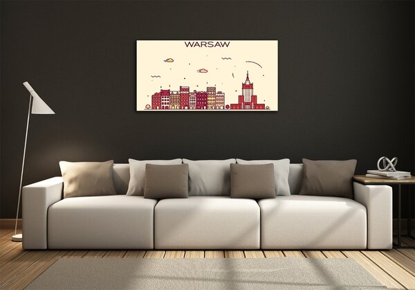 Foto obraz sklo tvrzené Varšava Polsko osh-94037716