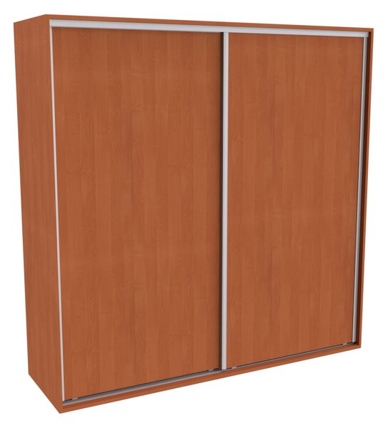 Šatní skříň FLEXI 2 s posuvnými dveřmi Varianta barvy: Olše, Šířka: 220 cm, Výška: 240 cm