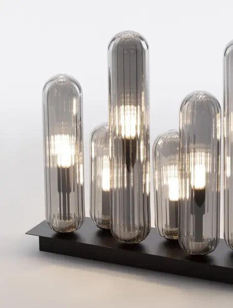 Designové stropní svítidlo Gustave D 6 Světla šedá