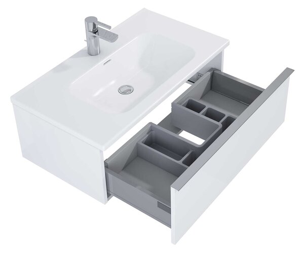 Elita Look skříňka 60x44.9x28.1 cm pod umyvadlo závěsná bílá RE010603028060