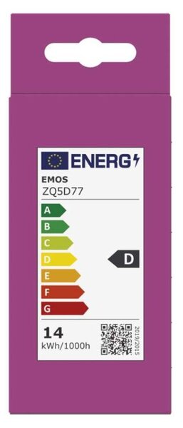 EMOS LED žárovka Classic A60 / E27 / 14 W (120 W) / 1901 lm / studená bílá 1525733128