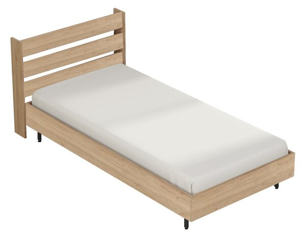 Jednolůžková postel 100 cm Otto 13 (bez roštu) (ořech)
