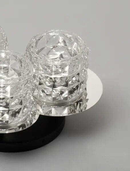 Designové stropní svítidlo Lawan 36 Chrome – Šedá