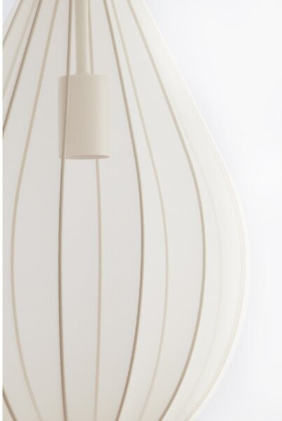 Béžové závěsné svítidlo s textilním stínidlem ø 28 cm Itela – Light & Living