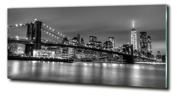 Foto obraz sklo tvrzené Brooklynský most osh-94815409