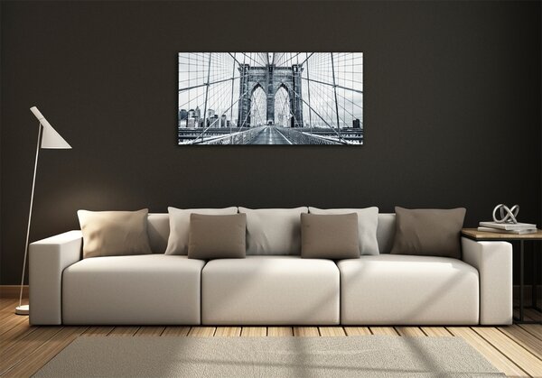 Foto obraz sklo tvrzené Brooklynský most osh-94990249