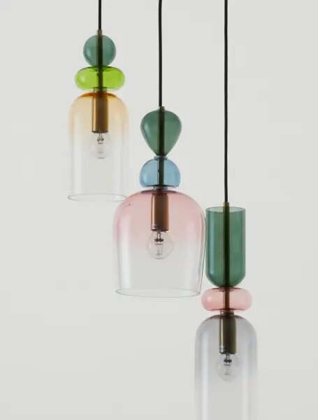 Retro lustr Murano 41.7 Barevné