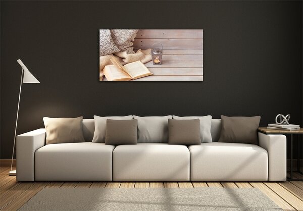 Fotoobraz na skle Relax při knížce osh-95131819