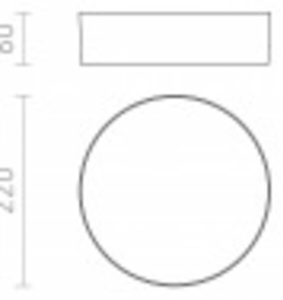 RED - DESIGN RENDL RENDL LARISA OUT 22 přisazená bílá 230V LED 20W IP65 3000K/4000K/5700K R14125