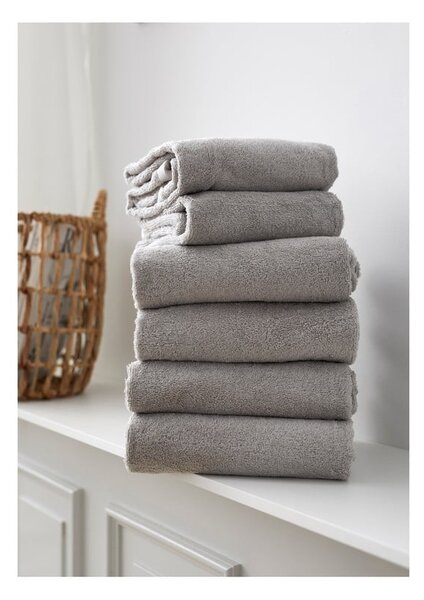 Světle šedý froté bavlněný ručník 30x30 cm Comfort – Södahl