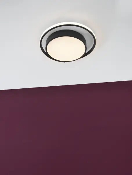 LED stropní svítidlo Odrey 40 černé – Černá