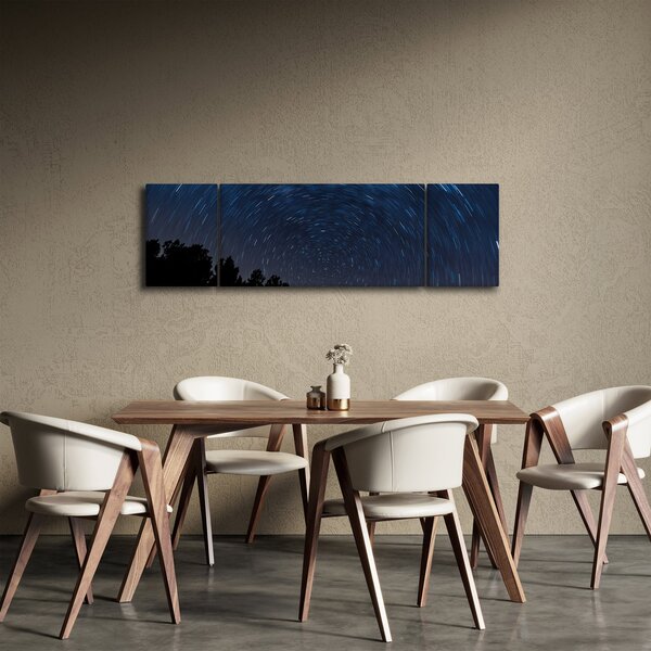 Obraz noční oblohy (170x50 cm)