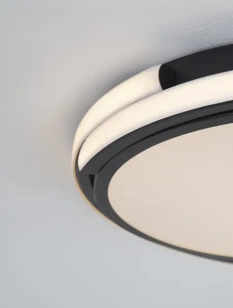 LED stropní svítidlo Odrey 40 černé – Černá