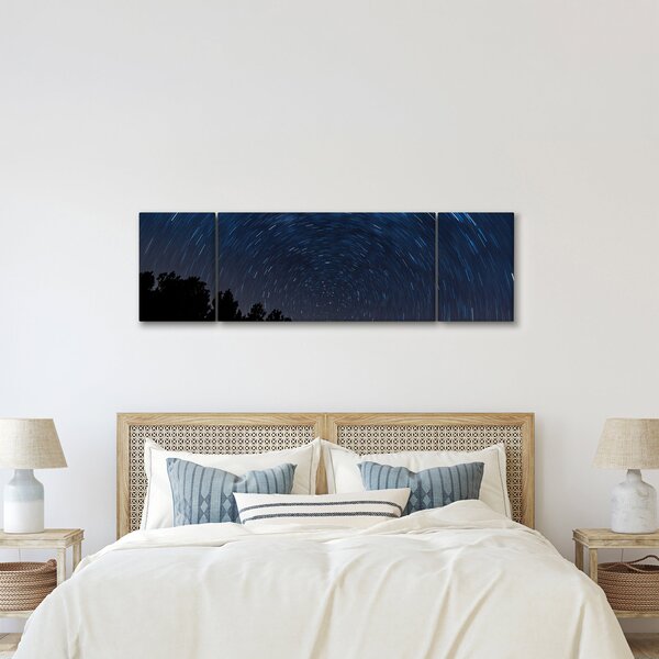 Obraz noční oblohy (170x50 cm)