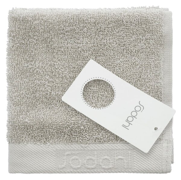 Světle šedý froté bavlněný ručník 30x30 cm Comfort – Södahl
