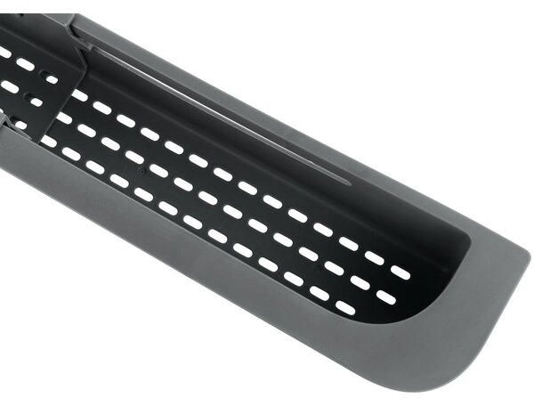 Šedý plastový teleskopický odkapávač do dřezu 49,5x8,5 cm Fino – Wenko