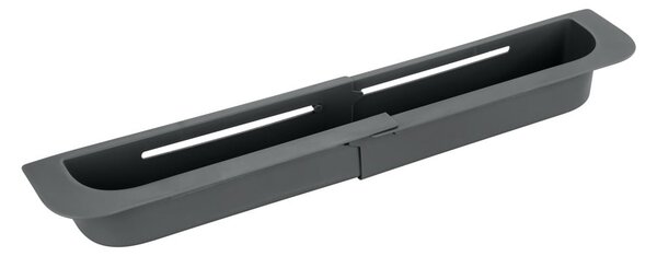 Šedý plastový teleskopický odkapávač do dřezu 49,5x8,5 cm Fino – Wenko