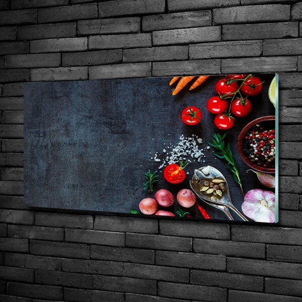 Foto obraz sklo tvrzené Ingredience osh-95665511