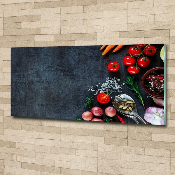 Foto obraz sklo tvrzené Ingredience osh-95665511
