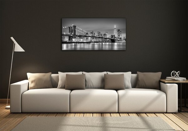 Foto obraz sklo tvrzené Brooklynský most osh-95854275