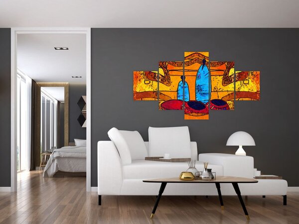 Obraz - Starověká malba (125x70 cm)