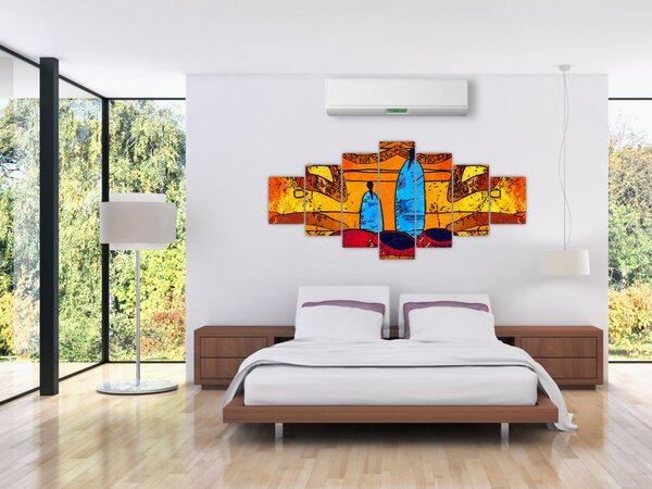 Obraz - Starověká malba (210x100 cm)