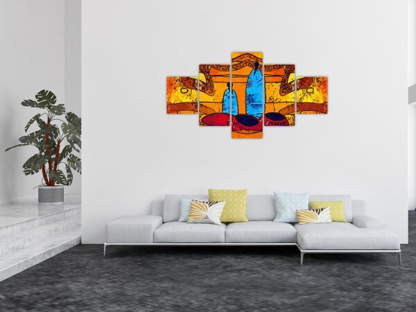 Obraz - Starověká malba (125x70 cm)