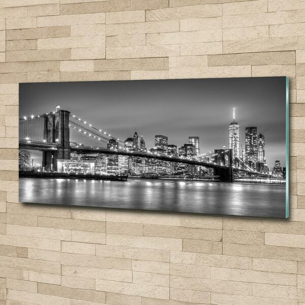 Foto obraz sklo tvrzené Brooklynský most osh-95854275