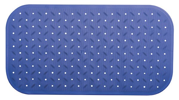 MSV protiskluzová podložka do vany CLASS Premium, tmavě modrá, SBS kaučuk, 36 x 65 cm