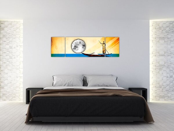 Obraz - Starověká malba (170x50 cm)
