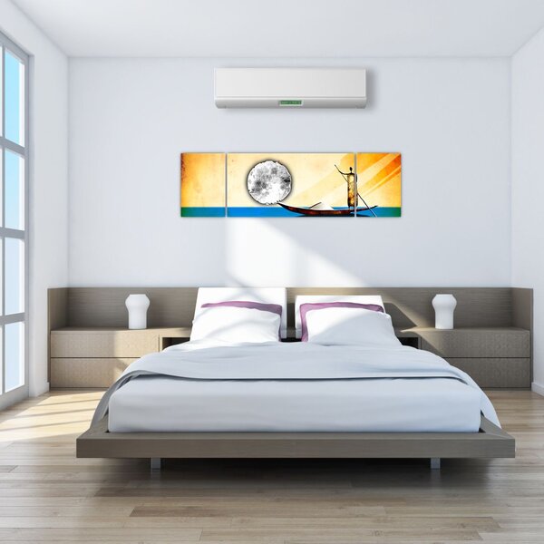 Obraz - Starověká malba (170x50 cm)