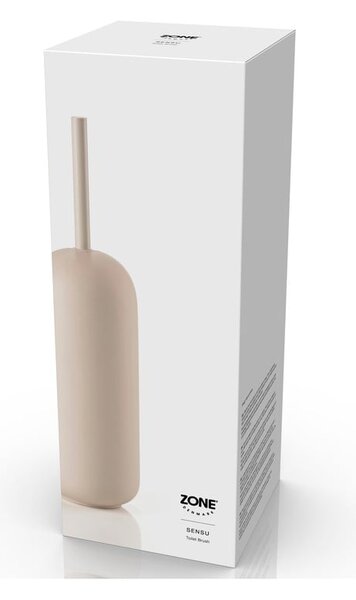 Béžová betonová WC štětka Sensu – Zone