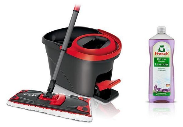 Súprava upratovacia Vileda Ultramax TURBO mop+vedro + FROSCH zadarmo