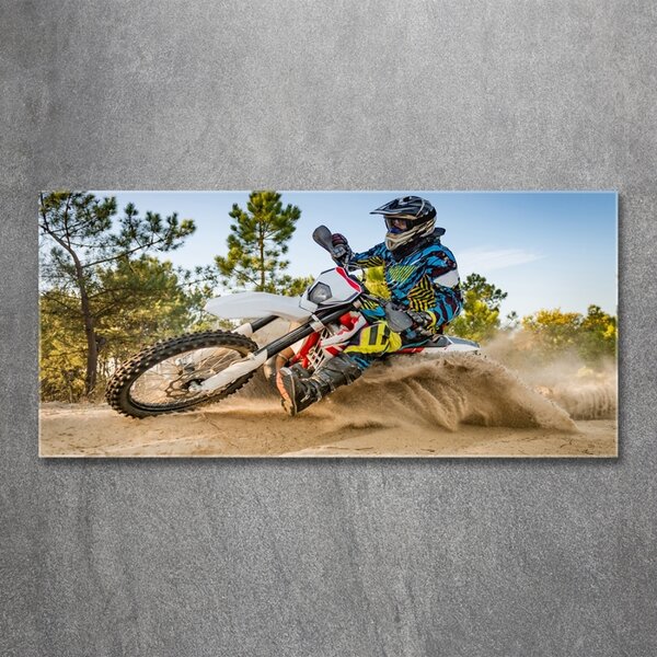 Foto obraz sklo tvrzené Motokross osh-96129876