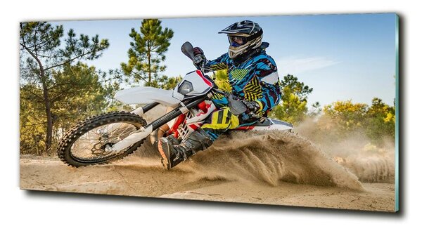 Foto obraz sklo tvrzené Motokross osh-96129876